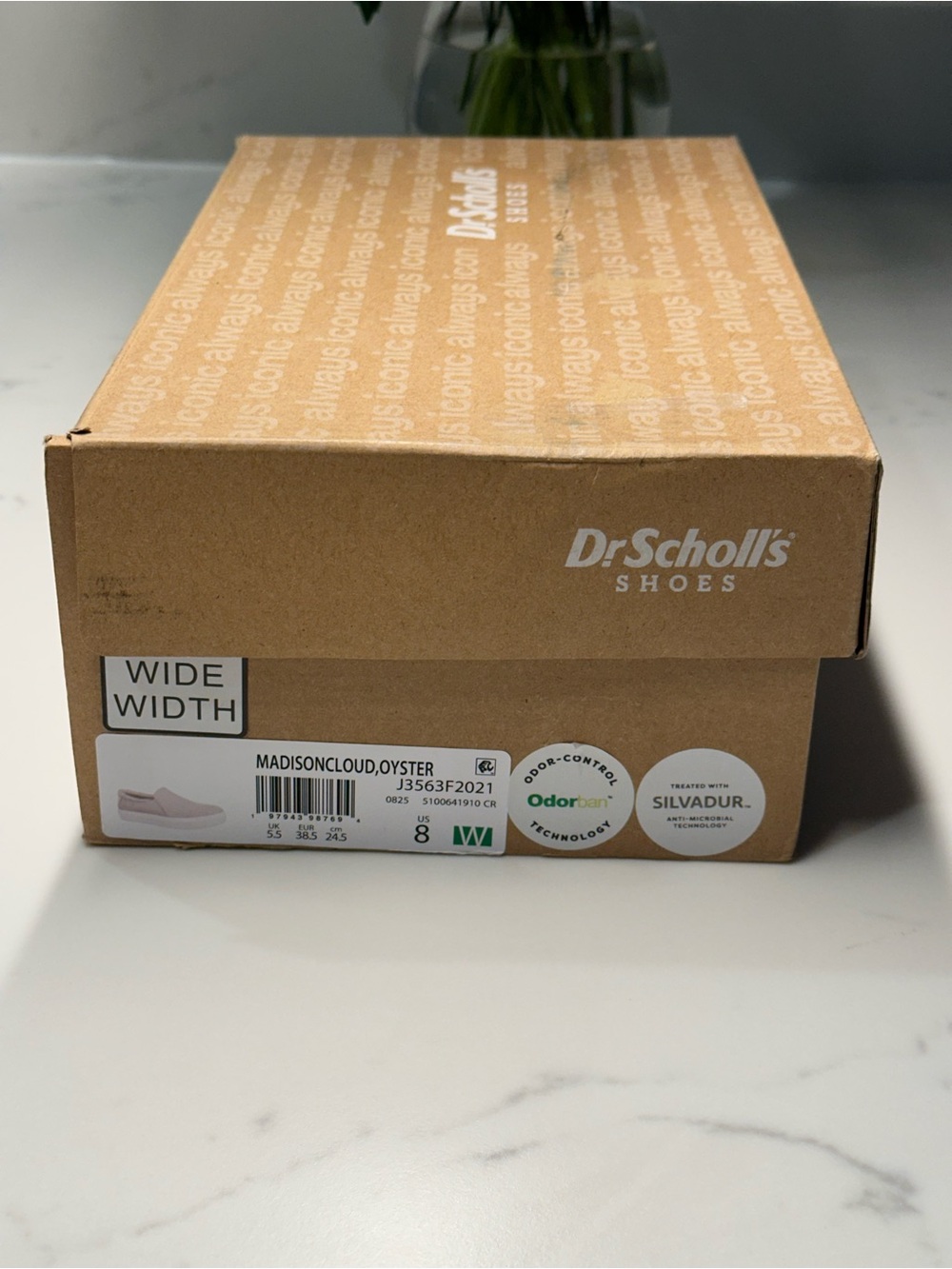 Dr. Scholl's Women’s Time Off Slip-On Comfort Sneakers in Oyster Gray Size 8W - Picture 4 of 10
